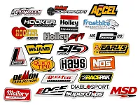 HOLLEY 36462 Decal - Holley Go Fast Sticker Pack