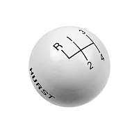 HURST INC. 1637626 3/8X16White-4-Speed-Ball