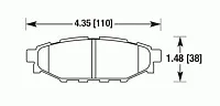 HAWK HB557B545 Brake Pads