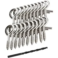 Hangman Qh-20 Stainless Steel Outdoor Christmas Light Q-Hangers, 20 Pk