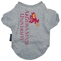 Hunter Arizona State Heather Grey Pet T-Shirt - X-Large