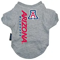 Hunter Arizona Wildcats Heather Grey Pet T-Shirt - Large