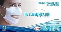 The Communicator Surgical Mask with Clear Window