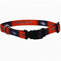 Hunter Denver Broncos Dog Collar - Large