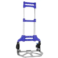 Aluminum Folding Hand Truck, Blue HFHC-003