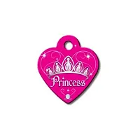 Hillman Group Princess Small Heart ID Tag