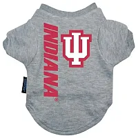 Hunter Indiana Hoosiers Heather Grey Pet T-Shirt - X-Large