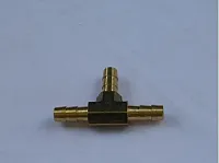 HELIX RACING 531460 Brass Barb/Barb/Barb &#039;T&#039; 1/4&#039;(6.5Mm