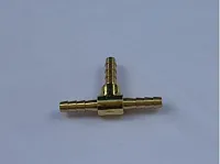 HELIX RACING 531480 Brass Barb/Barb/Barb &#039;T&#039; 1/8&#039;(3.2Mm