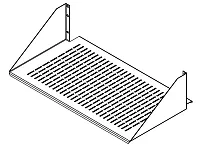 HOFFMAN PENTAIR ESH19V 10.5&quot; Single Side Shelf Vented