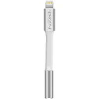Naztech 14647 3.5Mm Mfi-Certified Audio Adapter With Lightning Connector