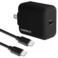 Naztech 15397 20-Watt Power Delivery Usb-C Wall Charger And Usb-C To Usb-C 4-Foo