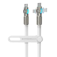Hypergear 16224 Usb-C To Usb-C Fast Charge And Sync Chunky180Deg Rugged Cable (6