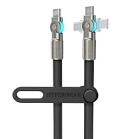 Hypergear 16225 Usb-C To Usb-C Fast Charge And Sync Chunky180Deg Rugged Cable (1