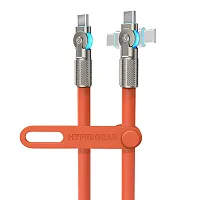 Hypergear 16232 Usb-C To Usb-C Fast Charge And Sync Chunky180Deg Rugged Cable (6