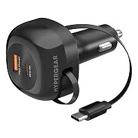 Hypergear 16250 30-Watt 3-Port Usb-C And Usb-A Power Delivery Car Charger With R