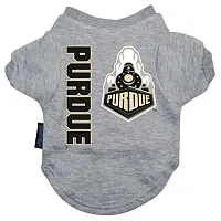 Hunter Purdue Boilermakers Heather Grey Pet T-Shirt - Large