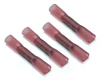 Heat Shrink Butt Connectors 18/22Ga;50/Bag;Red