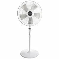 Holmes Oscillating 16 Inch Blade Staind Fan with Metal Grill in White