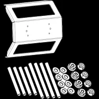 HUMMINBIRD 7401761 In Dash Mounting Kit Solix 12