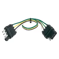 HUSKY TOWING 30170 Connector Ext 4Way Flat 18In