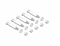 HUSKY TOWING 32053 Kit Serv H10 Housing Hdwr 1/2&#039;