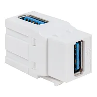 ICC IC107AUSWH Module, 90 Degree Usb 3.0, F-F, Wh