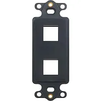 ICC IC107DI2BK Insert Decorex 2 Port Black