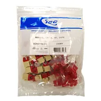 ICC IC107F6CYL Module, Cat 6, Hd, 25Pk, Yellow