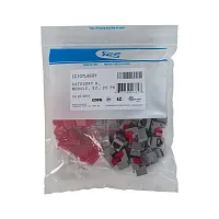 ICC IC107L6CGY Module, Cat 6, Ez, 25 Pk, Gray