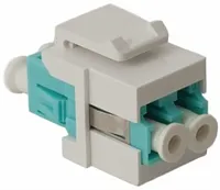 ICC IC107LCGWH Module, Fiber Optic, Lc, Om3, Duplex, Wh
