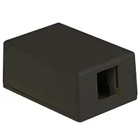 ICC IC107SB1BK Surface Mount Box, 1-Port, Black