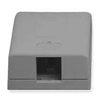 ICC IC107SB1GY Surface Mount Box, 1-Port, Gray