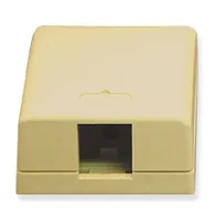 ICC IC107SB1IV Surface Mount Box, 1-Port, Ivory