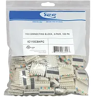 ICC IC110CB4PC 110 Connecting Block, 4-Pair, 100 Pk