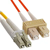 ICC ICFOJ2M310 Jumper, Lc-Sc,Duplex,Mm, 62.5/125?m 10M