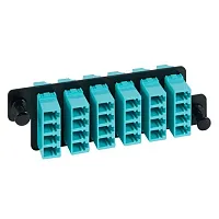 ICC ICFOPL16HG Hd Adapter Panel, 6 Quad Lc, 24F,Aqua,Mm