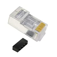 ICC ICMP8P8C6S Plug,Cat 6,Solid/Stranded,Shielded,100Pk