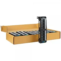 ICC ICMPP125EV Patch Panel, Vert, Cat 5E, 12-Port, 6Pk