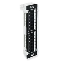 Patch Pan, Vertical, Cat 6, 12