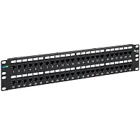 ICC ICMPP48CPA Patch Panel,Cat6A, Feed-Thru 48-P,2Rms