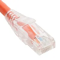 ICC ICPCST03OR Patch Cord Cat6 Clear Boot 3&#039; Orange
