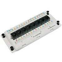 ICC ICRESDPB2C Deluxe Series, Cat 6 Data, 8-Port