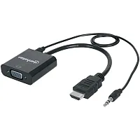Manhattan 151559 Hdmi Male To Vga Female Converter With Audio