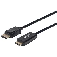 Manhattan 153201 4K @ 60 Hz Displayport To Hdmi Cable (6 Ft.)