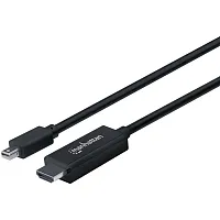 Manhattan 153232 6-Ft. 1080P Mini Displayport To Hdmi Cable, Black