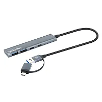 Manhattan 181075 4-Port Usb-C 3.0/Usb-A Combo Hub