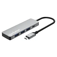 Manhattan 181389 4-Port 10G Usb-A/Usb-C Combo Hub 3+1