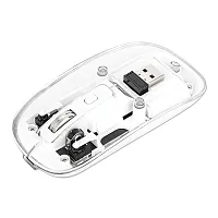 Manhattan 190275 Transparent Wireless Optical Computer Mouse, 3 Buttons, 2.4 Ghz
