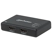 Manhattan 207669 4K At 30 Hz 2-Port Hdmi Splitter
